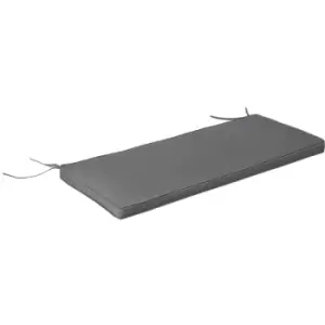 Image of Outsunny - 120cm 2-Seater Bench Padded Cushion Seat Pad Outdoor Patio Grey