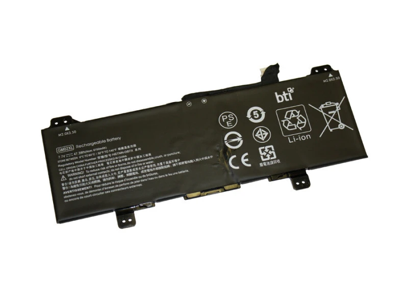 Image of BTI BTI 47.3 2 cell GM02XL compatible battery for HP - COMPAQ CHROMEBOOK X360 11-AE102TU CHROMEBOOK X360 11-AE101TU CHROMEBOOK X360 11-AE100TU GM02XL-