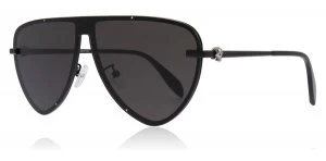 Image of Alexander McQueen AM0157SA Sunglasses Black / Grey 001 99mm