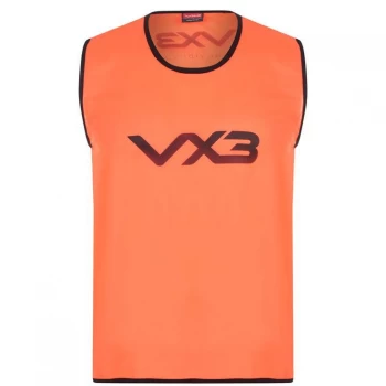 image of VX-3 Hi Viz Mesh Training Bibs Youths - Flrscnt Orange