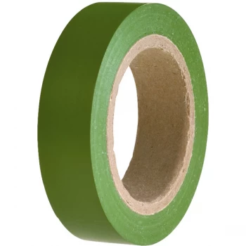 Image of HellermannTyton 710-00103 HelaTape Flex 15 - PVC Tape Green 15mm x 10m