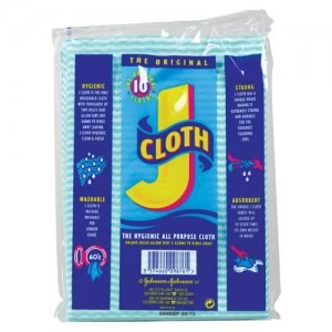 image of Johnson and Johnson All-Purpose J Cloths - Pack of 10