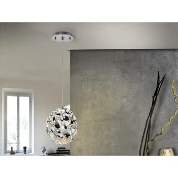 image of Schuller Narisa - Spherical Ceiling Pendant Chrome, E27