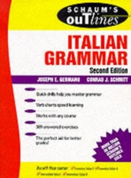 Image of Schaums Outline of Italian Grammar by Joseph Germano Paperback