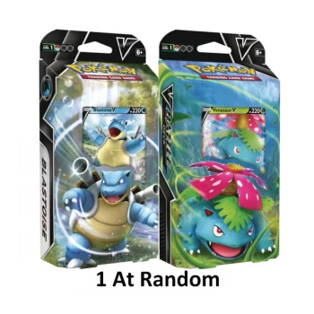 Image of Pok&eacute;mon TCG: Blastoise V / Venusaur V Battle Deck - One At Random