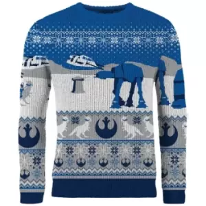 Image of Star Wars Hoth Christmas Jumper (Size L)