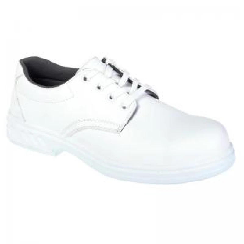 Image of Portwest Steelite Laced S2 Safety Shoes FW80WHR46 Colour: White