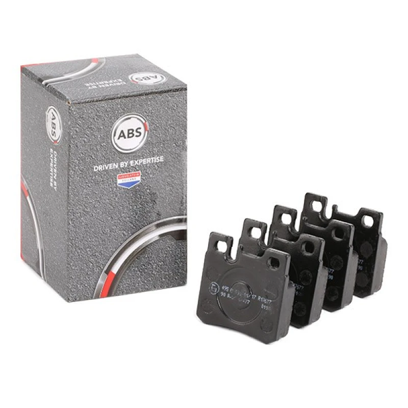 Image of A.B.S. 36687 Brake pad set prepared for wear warning indicator Brake Pad Set,disc brake (402)
