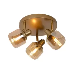 image of Bjorn Classic Ceiling Spotlight - Ø38cm - 3xE14 - Matt Gold, Brass