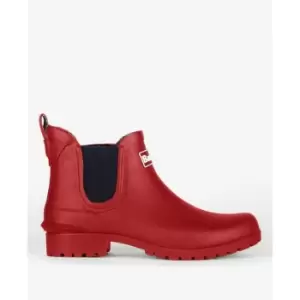 Image of Barbour Wilton Wellington Boots - Red