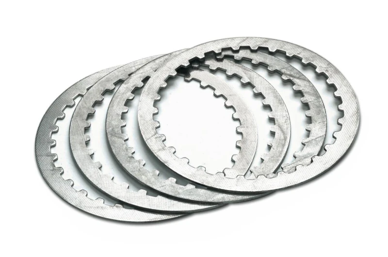 Image of MES470-7 - TRW Steel Clutch Drive Plate Kit For Triumph Bonneville 1200 Speedmaster Silver MES470-7