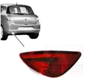 Image of VAN WEZEL Reflector Left 4333939 RENAULT,Clio III Schragheck (BR0/1, CR0/1)