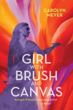 Image of Girl with brush and canvas by Carolyn Meyer