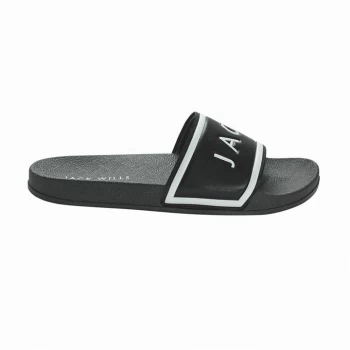 Image of Jack Wills Logo Sliders - Black