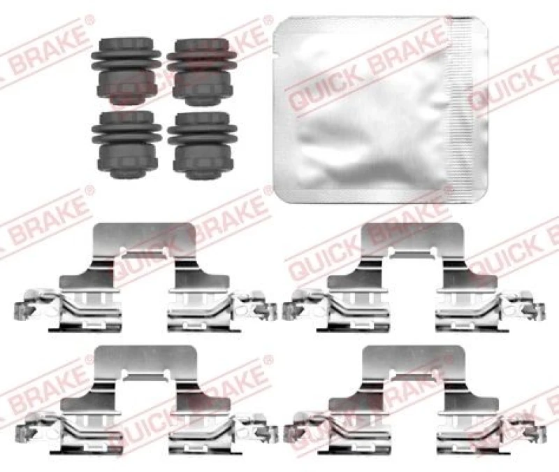 Image of QUICK BRAKE Brake pad fitting kit QUICK BRAKE 109-0128