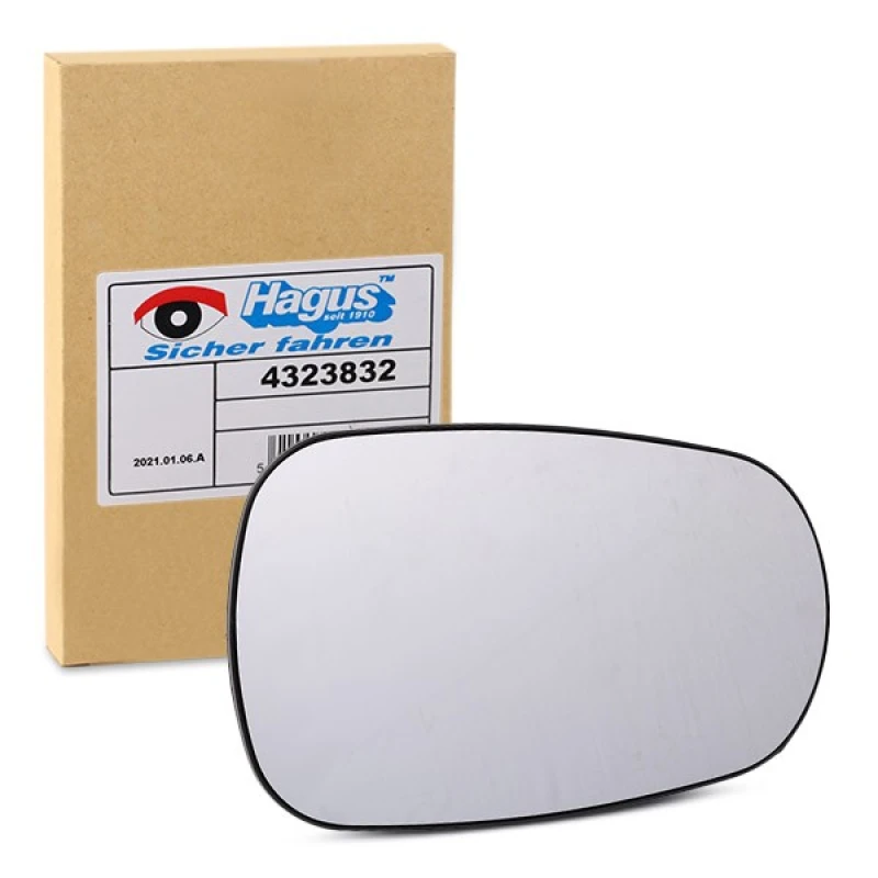 Image of VAN WEZEL Wing mirror glass VAN WEZEL 4323832