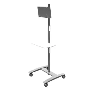 image of Dataflex VIEWMATE COMBO AV trolley, for one monitor, silver