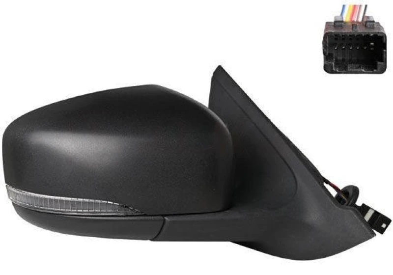 Image of ALKAR 6132208 Wing mirror Right, Electric, Convex Outside Mirror (50)