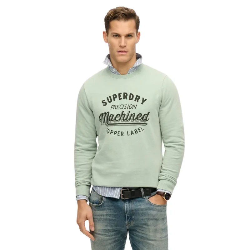 Image of Superdry Sweatshirt Superdry Vintage Wash Vert Male M