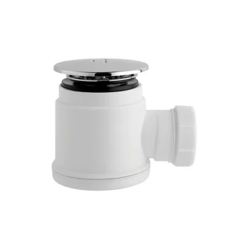 Image of Mx Group - MX 50mm Shower Waste HI FLOW Chrome Top Easy Clean Trap for Shower Tray WAB