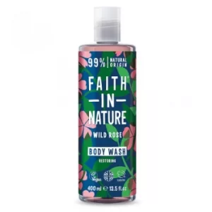 Image of Faith in Nature Wild Rose Body Wash 400ml