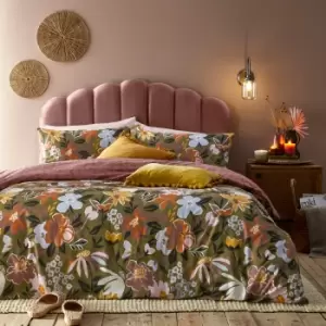 Image of Asterea Duvet Cover Set Multicolour, Multicolour / Double