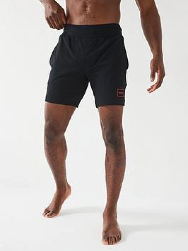 Image of HUGO Laze Lounge Shorts Black XL