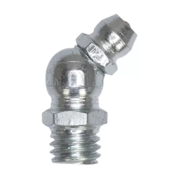 Image of Genuine SEALEY GNI12 Grease Nipple 45° 1/4BSP Gas Pack of 25