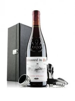 image of Virgin Wines Chateauneuf-Du-Pape Cuvee Speciale with Accessories, One Colour, Women