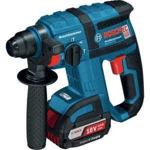 image of Bosch GBH 18 V-EC 18v Cordless SDS Drill 1 x 5ah Li-ion Charger Case