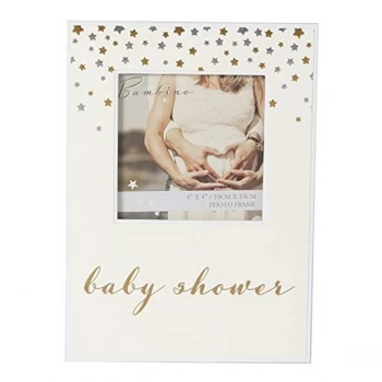 Image of 4" x 4" - Bambino Paperwrap Photo Frame Baby Shower