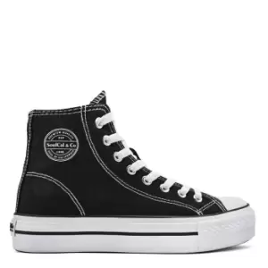 Image of SoulCal Top Platform Trainers - Black