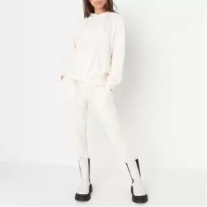 image of Missguided Co Ord Hoodie and Jogger Set - Neutral