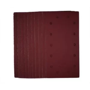 Image of Draper 1/2 Sanding Sheets with Hook and Loop, 115 x 230mm, Assorted Grit (Pack of 10)
