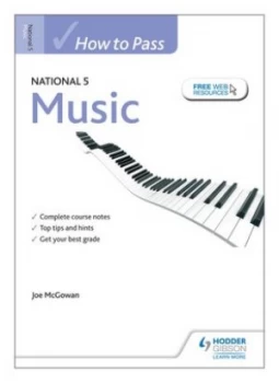 Image of How to Pass National 5 Music by Joe Mcgowan Paperback