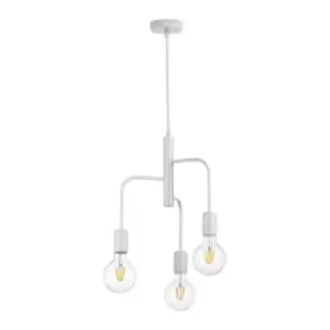 Image of Onli Mantis 3 Light Multi Arm Pendant Ceiling Light, White