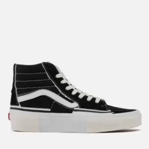 Image of Vans SK8-Hi Reconstruct Canvas and Suede Trainers - 9