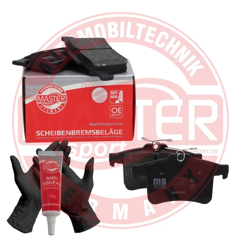 Image of MASTER-SPORT Brake pad set MASTER-SPORT 236072552