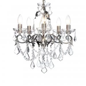 image of Litecraft Tybalt Brass Chandelier