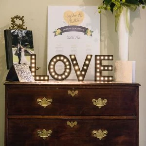 Image of Locomocean Marquee Light-Up Letters - Love