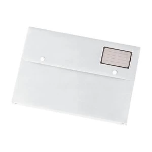Image of 5 Star A4 Document Wallet Polypropylene White Pack of 3