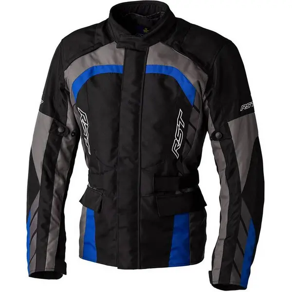 Image of RST Alpha 5 Jacket Black Grey Blue Size 42