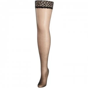 image of Falke Shelina 12 denier hold ups - Black