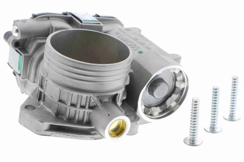 Image of VEMO V42-81-0002 Throttle Control Unit/Software must be trained/updated, Q+, original equipment manufacturer quality Throttle body (158)