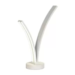 Image of Luminosa Lighting - 2 Light Table Lamp Switched, 5W, 7W LED, 4000K, 757lm, White