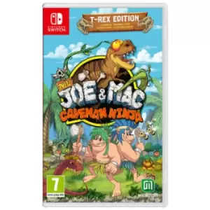 Image of New Joe & Mac Caveman Ninja T-Rex Edition Nintendo Switch Game