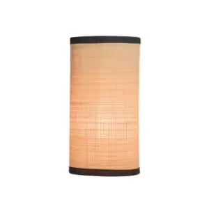 Image of Meniko Sconce Wall Lamp 1 Light Ratan