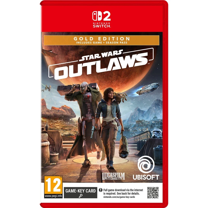 Image of Star Wars Outlaws Gold Edition Nintendo Switch 2 Game