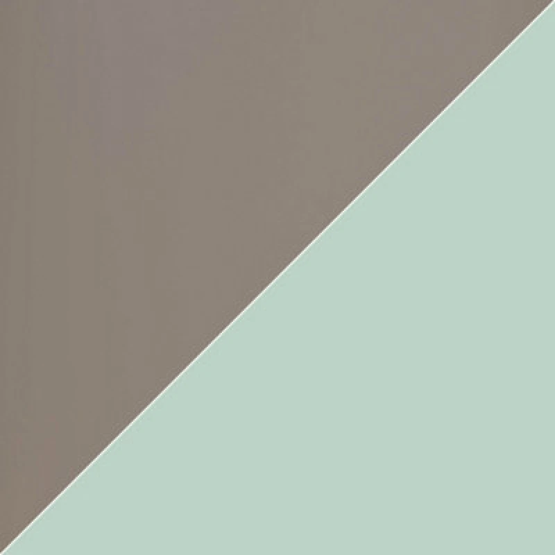 Image of Splashwall Alloy Gloss Terra Grey & Sea Breeze Green Glass Effect Laminate Adhesive Double-Sided Bathroom Splashback (H)25Cm (W)40Cm