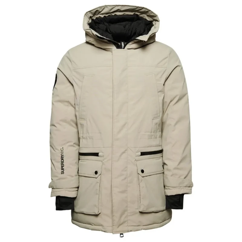 Image of Superdry Quilted parka Superdry City Gris Male XL